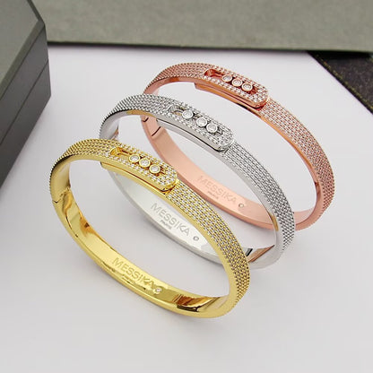 [Stars Jewelry]Move Noa Full Pavé Diamond Bangle Bracelet