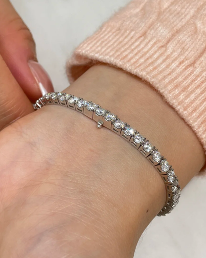 [Stars Jewelry]  CLASSIC BASEBALL BRACELAT, 52 DIAMOND