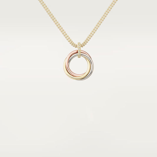 [Stars Jewelry]TRINITY MEDIUM  DIAMONDS NECKLACE