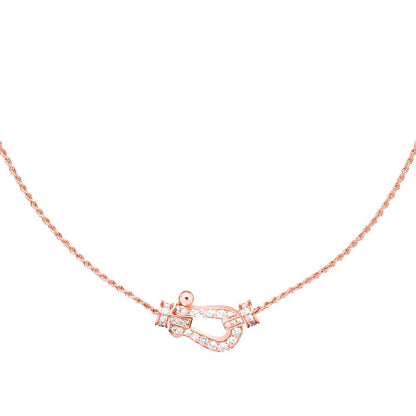 [Stars Jewelry]FORCE 10 PINK GOLD DIAMOND NECKLACE