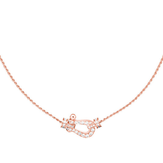 [Stars Jewelry]FORCE 10 PINK GOLD DIAMOND NECKLACE