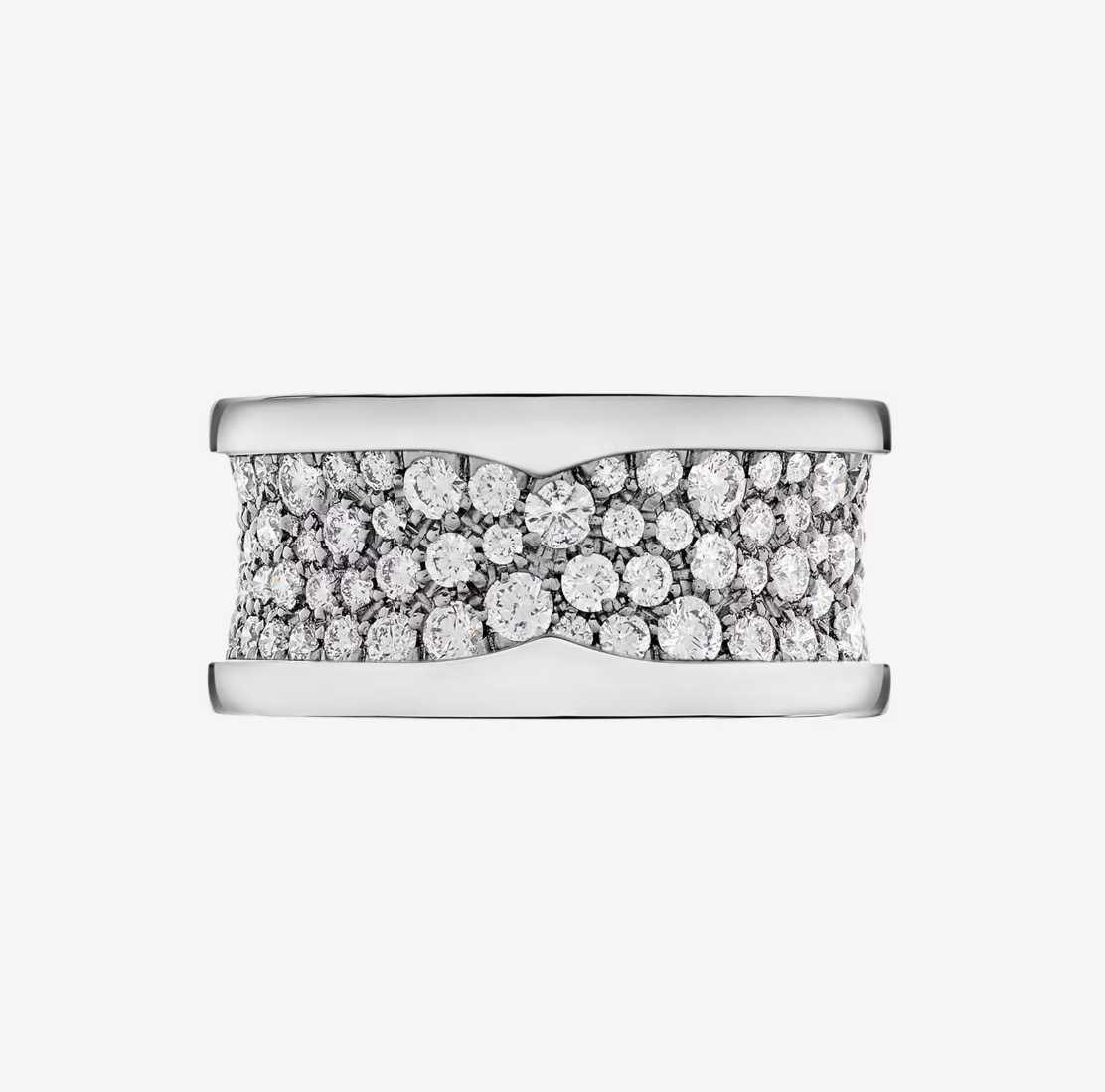 [Stars Jewelry]ZERO 1 WITH PAVED DIAMONDS ON THE SPIRAL RING