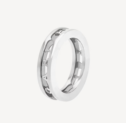 [Stars Jewelry]ZERO 1 ONE-BAND WITH OPENWORK LOGO SPIRAL RING