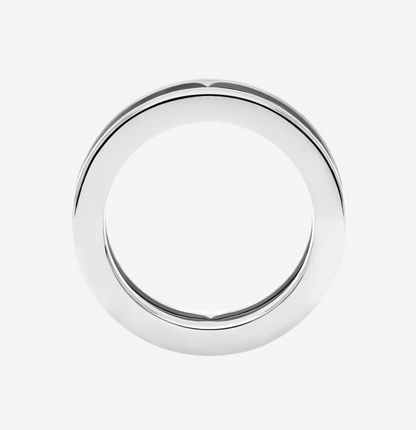 [Stars Jewelry]ZERO 1 ONE-BAND WITH OPENWORK LOGO SPIRAL RING