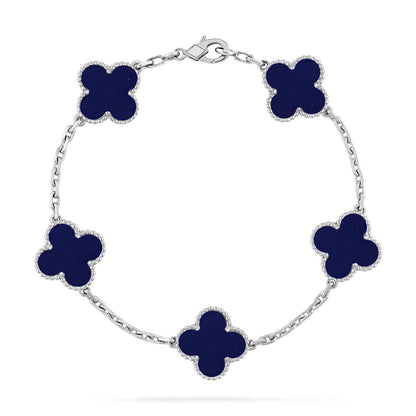 [Stars Jewelry]CLOVER 5 MOTIF LAPIS LAZULI BRACELET COLLECTION