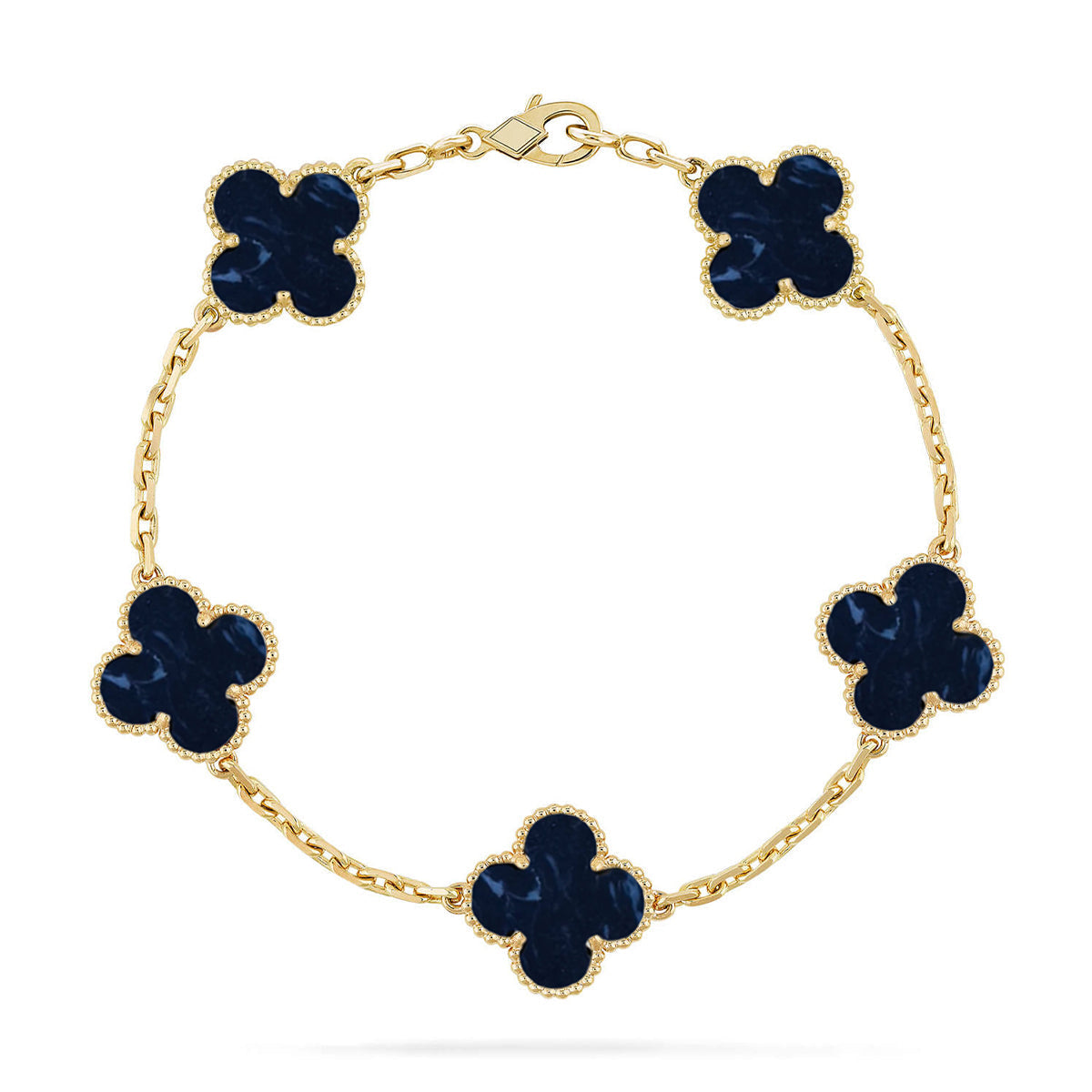 [Stars Jewelry]CLOVER 5 MOTIF PIETERSITE BRACELET COLLECTION