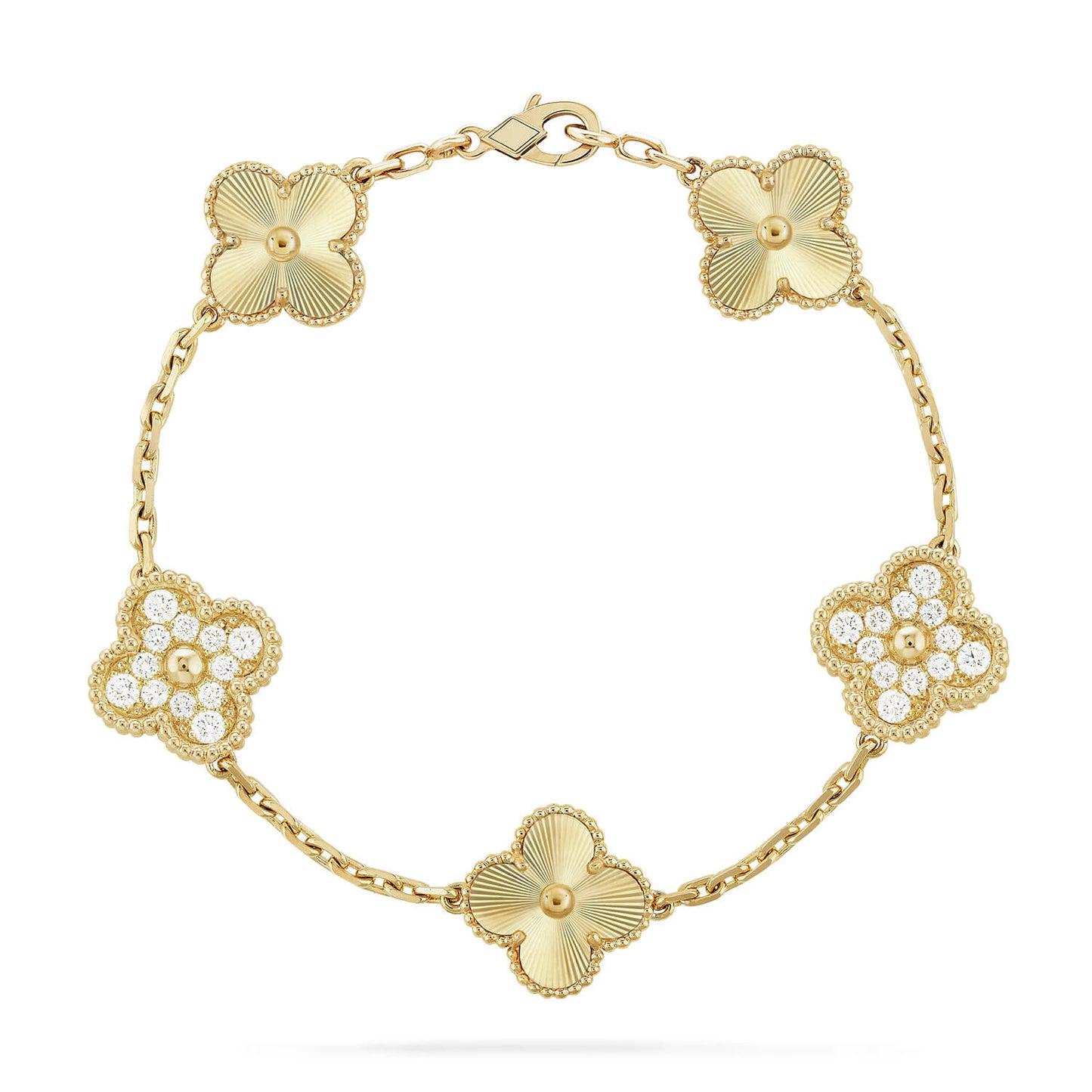 [Stars Jewelry] CLOVER 5 MOTIF LASER BRACELET COLLECTION