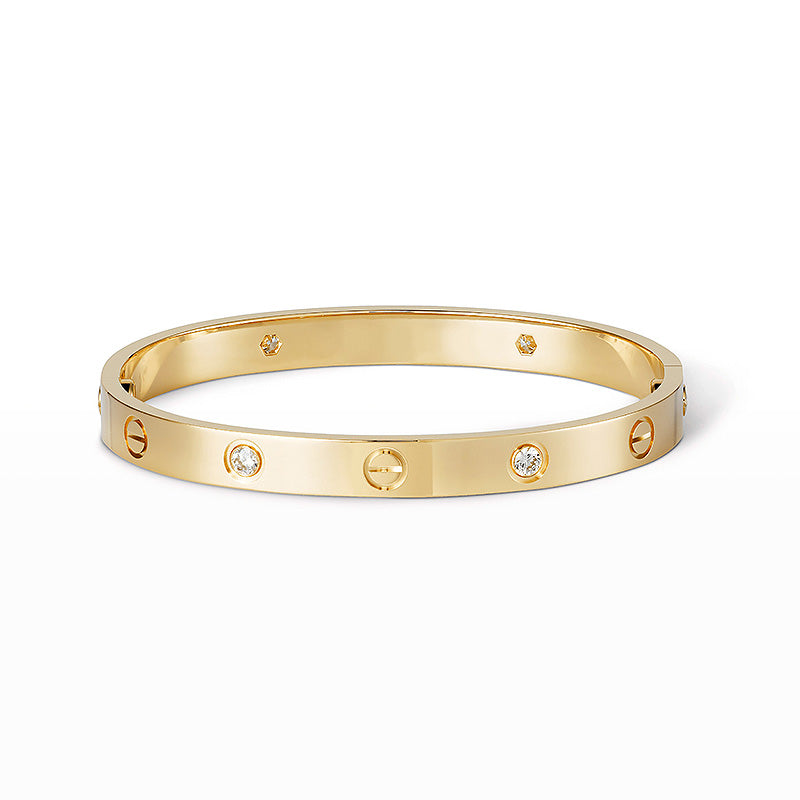 [Stars Jewelry]LOVE BRACELET 6.1MM 4 DIAMONDS