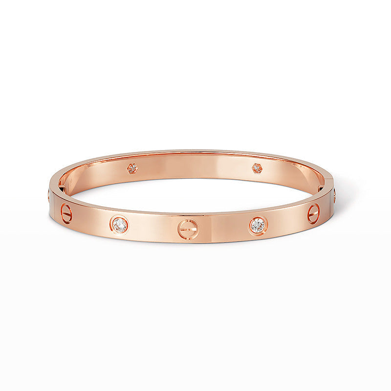 [Stars Jewelry]LOVE BRACELET 6.1MM 4 DIAMONDS