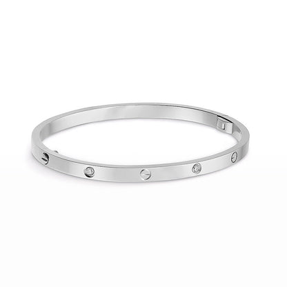 [Stars Jewelry]LOVE BRACELET 3.65MM 6 DIAMONDS