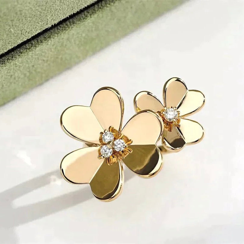 [Stars Jewelry]CLOVER COMOS GOLD DIAMOND RING