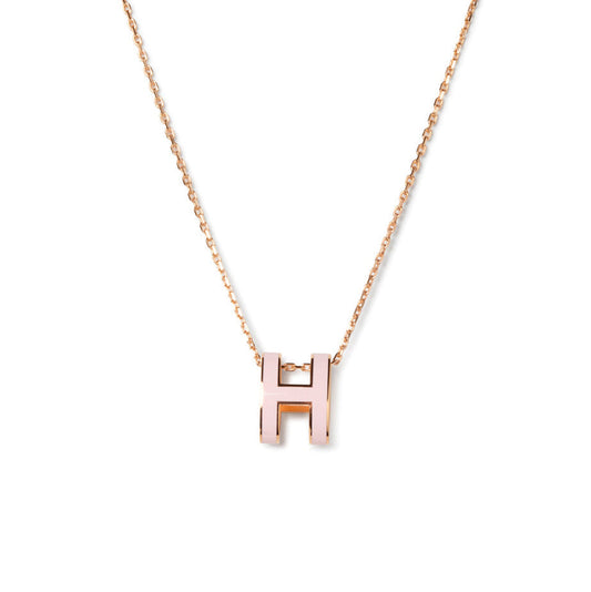 [Stars Jewelry]POP H PEDANT PINK GOLD