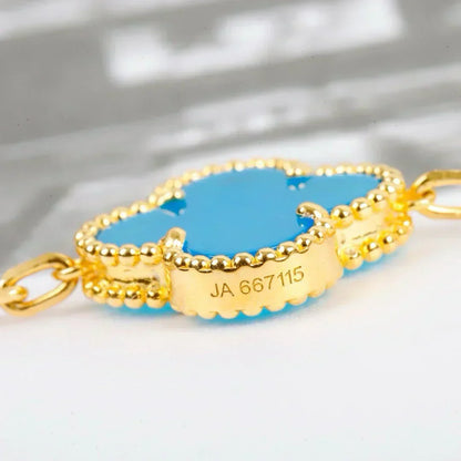 [Stars Jewelry] CLOVER 5 MOTIF TURQUOISE BRACELET COLLECTION