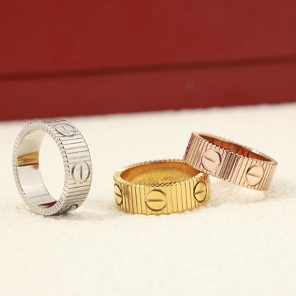 [Stars Jewelry] 2025 NEW LOVE RING BRUSHED STYLE