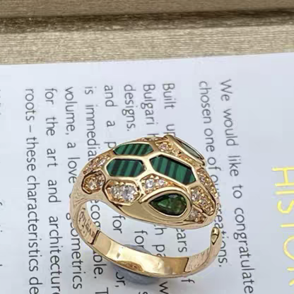 [Stars Jewelry]BRAND NEW ASSORTED SNAKE HEAD MALACHITE RINGS