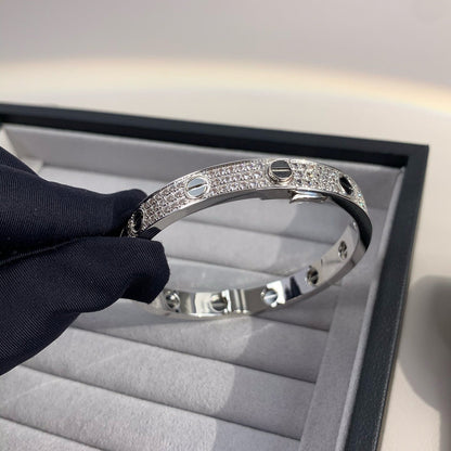 [Stars Jewelry]LOVE BRACELET 6.1MM DIAMOND-PAVED CERAMIC