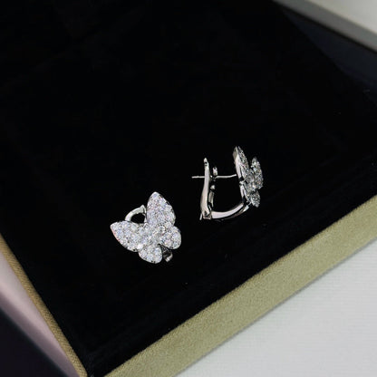[Stars Jewelry]BUTTERFLY ALL DIAMOND EARRINGS