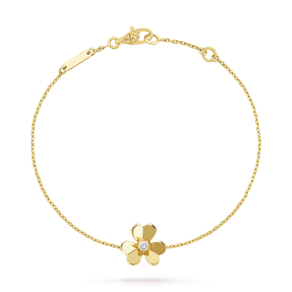 [Stars Jewelry]FRIVOLE GOLD FLOWER PINK MALACHITE BRACELET