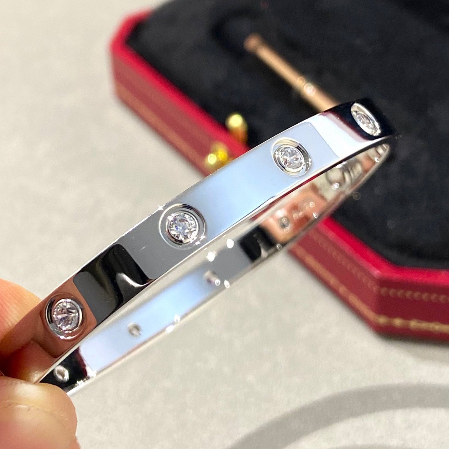 [Stars Jewelry]LOVE BRACELET 6.1MM 10 DIAMONDS