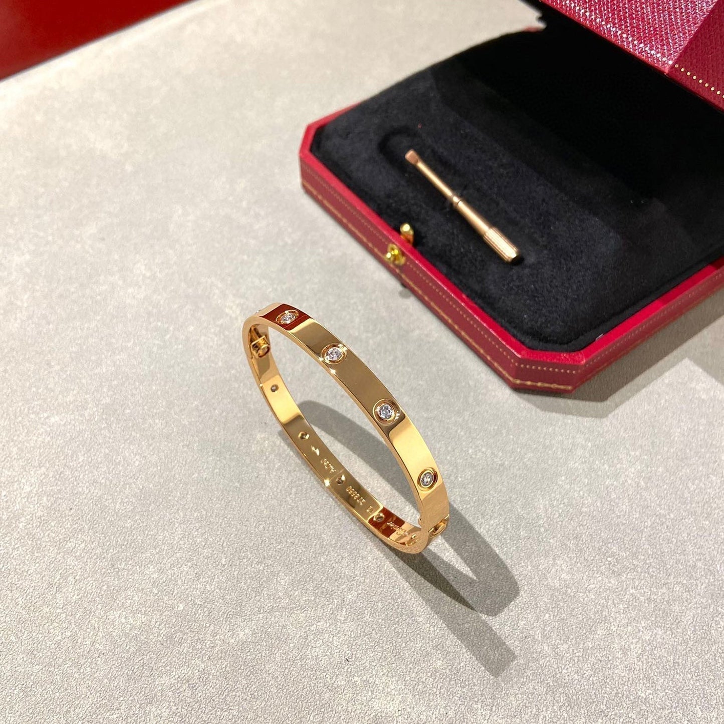 [Stars Jewelry]LOVE BRACELET 6.1MM 10 DIAMONDS