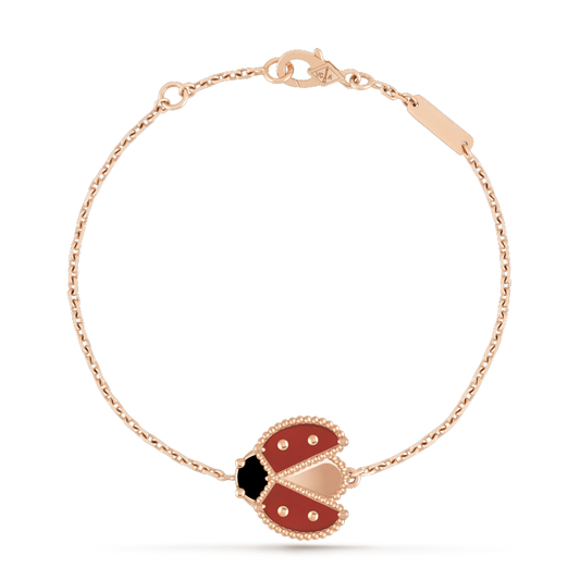 [Stars Jewelry]LUCKY SPRING 1 MOTIF PINK GOLD BRACELET