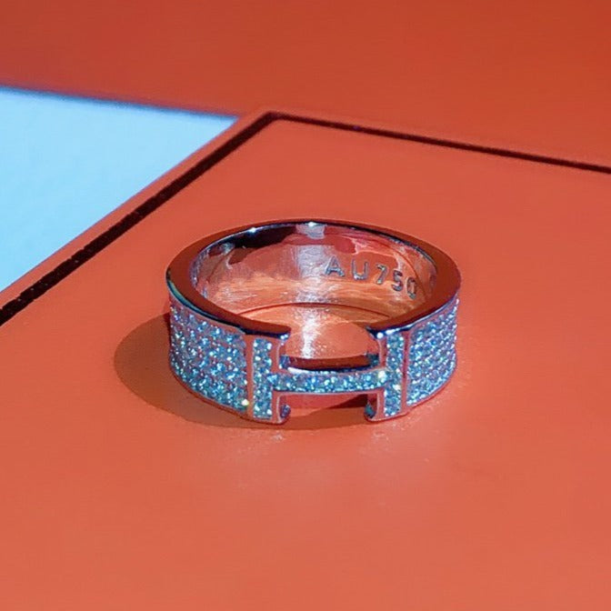 [Stars Jewelry]H RING FULL DIAMOND