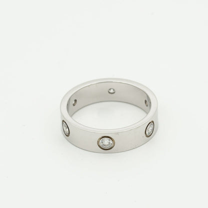 [Stars Jewelry]LOVE RING 5.5MM 6 DIAMONDS SILVER