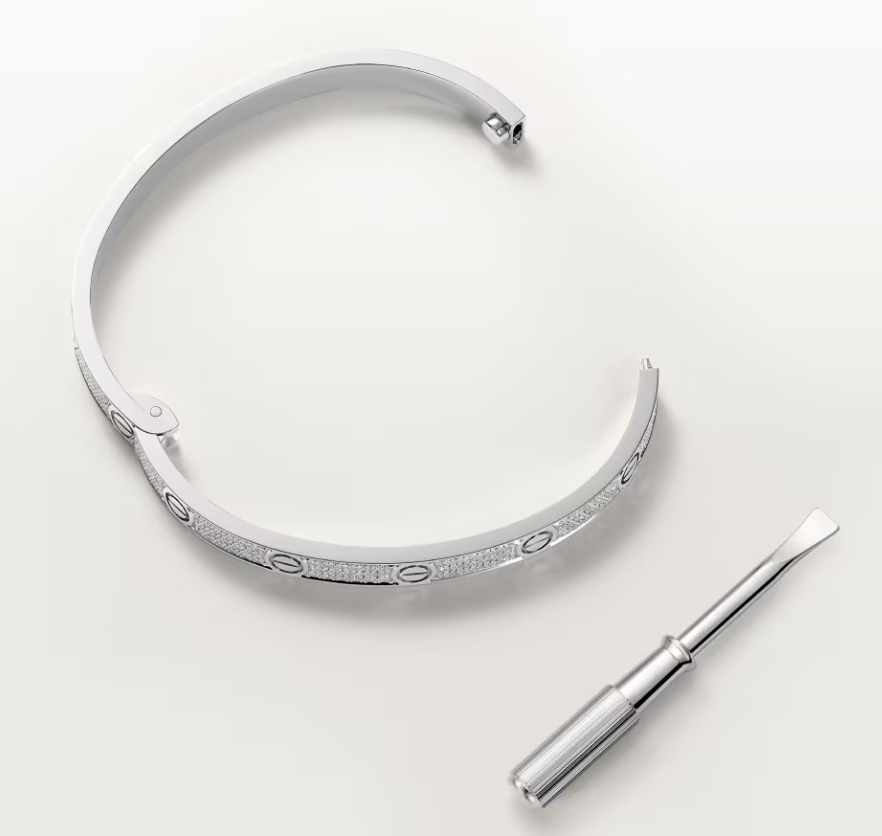 [Stars Jewelry]NEW-LOVE-4.8MM-Width Diamond-Studded Bracelet