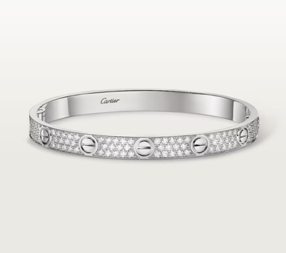 [Stars Jewelry]NEW-LOVE-6.1MM-Width Diamond-Studded Bracelet