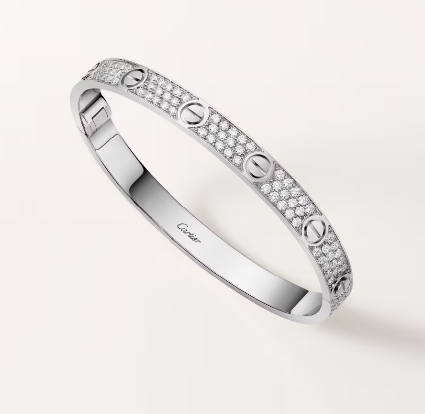 [Stars Jewelry]NEW-LOVE-6.1MM-Width Diamond-Studded Bracelet