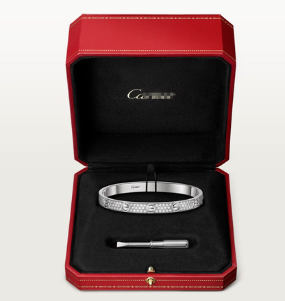 [Stars Jewelry]NEW-LOVE-6.1MM-Width Diamond-Studded Bracelet