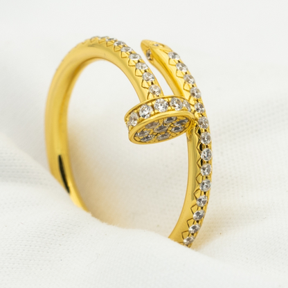 [Stars Jewelry]JUSTE RING 1.8MM GOLD DIAMONDS