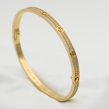 [Stars Jewelry]LOVE BRACELET 3.65MM DIAMOND-PAVED