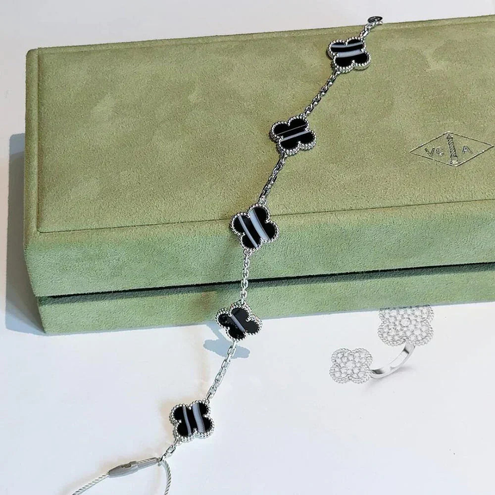 [Stars Jewelry] CLOVER 5 MOTIF PULSAR STONE BRACELET COLLECTION
