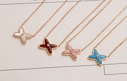 [Stars Jewelry]JEUX DE NECKLACE 1 DIAMOND