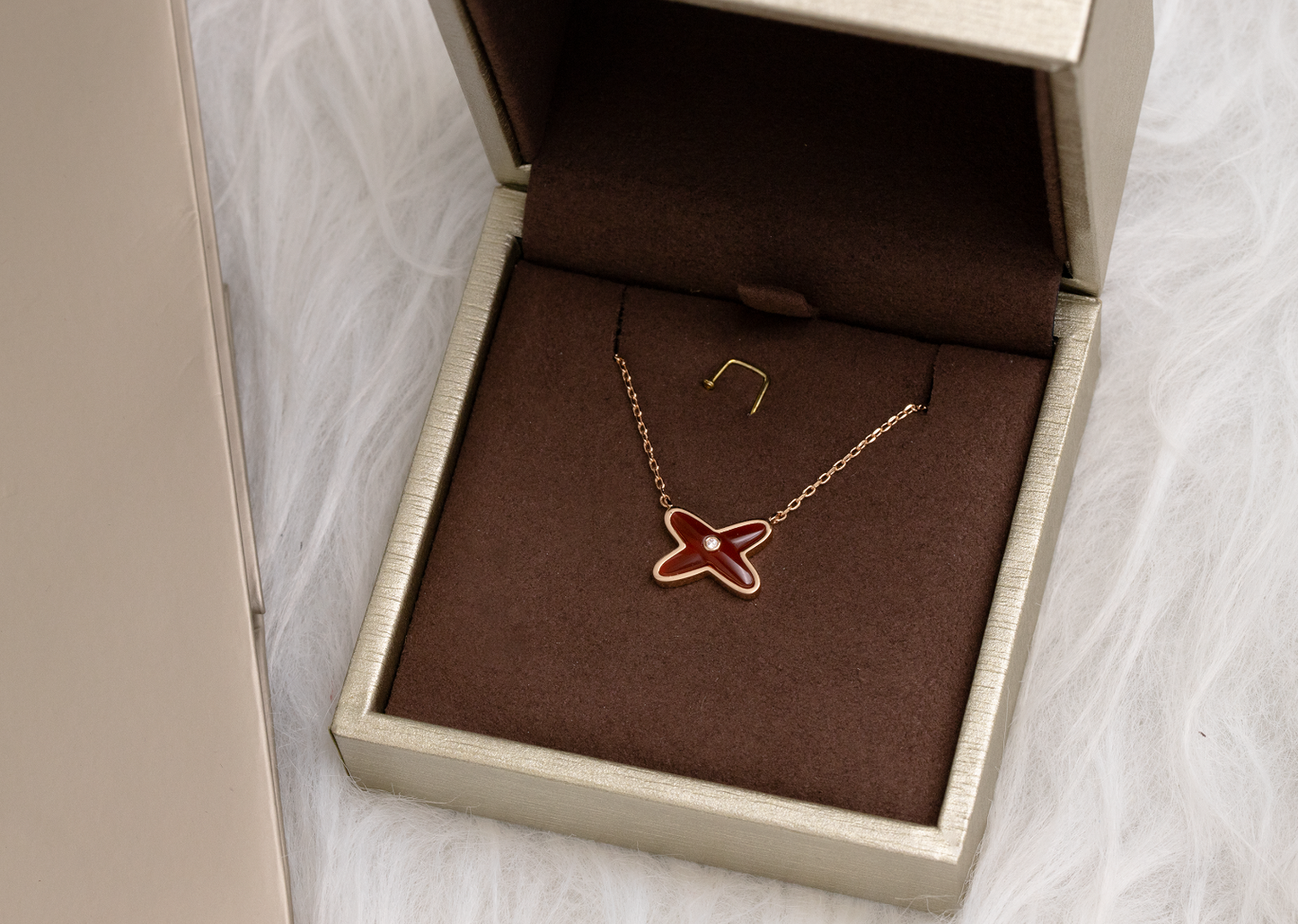 [Stars Jewelry]JEUX DE NECKLACE 1 DIAMOND
