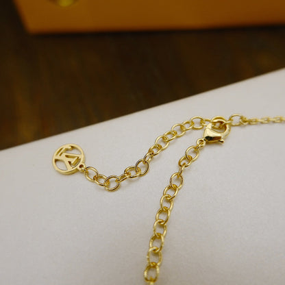 [Stars Jewelry]BLOOMING SUPPLE NECKLACE BRASS