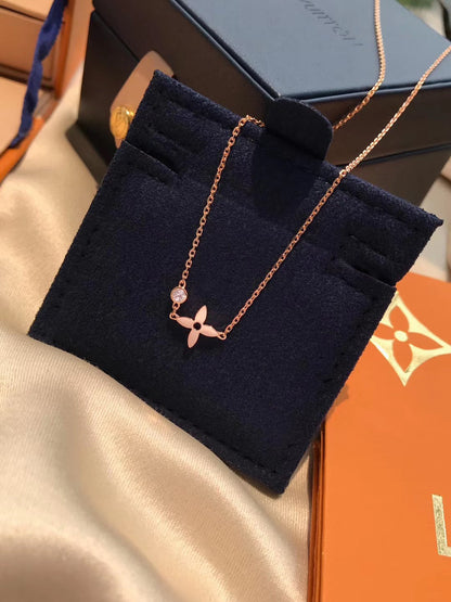 [Stars Jewelry]BLOSSOM PENDANT PINK GOLD AND DIAMOND