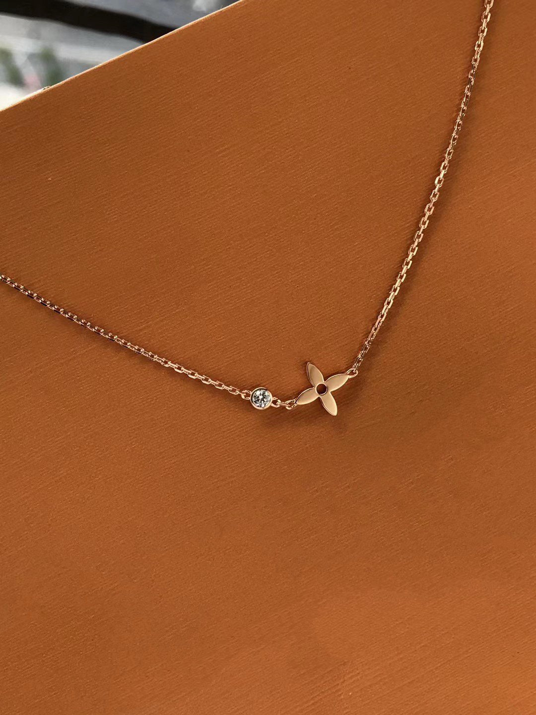 [Stars Jewelry]BLOSSOM PENDANT PINK GOLD AND DIAMOND