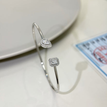 [Stars Jewelry]JONC FLEX MY TWIN TOI & MOI SILVER DIAMOND BRACELET