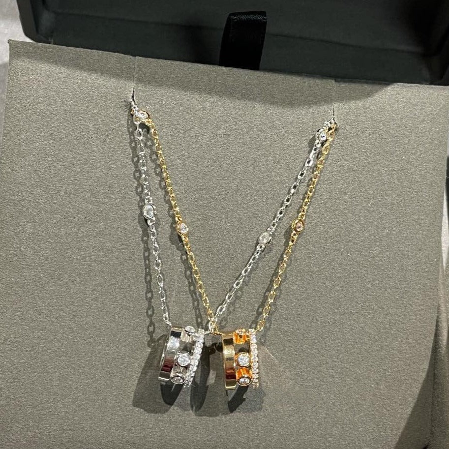 [Stars Jewelry]CHAIN MOVE ROMANE PEDAND NECKLACE