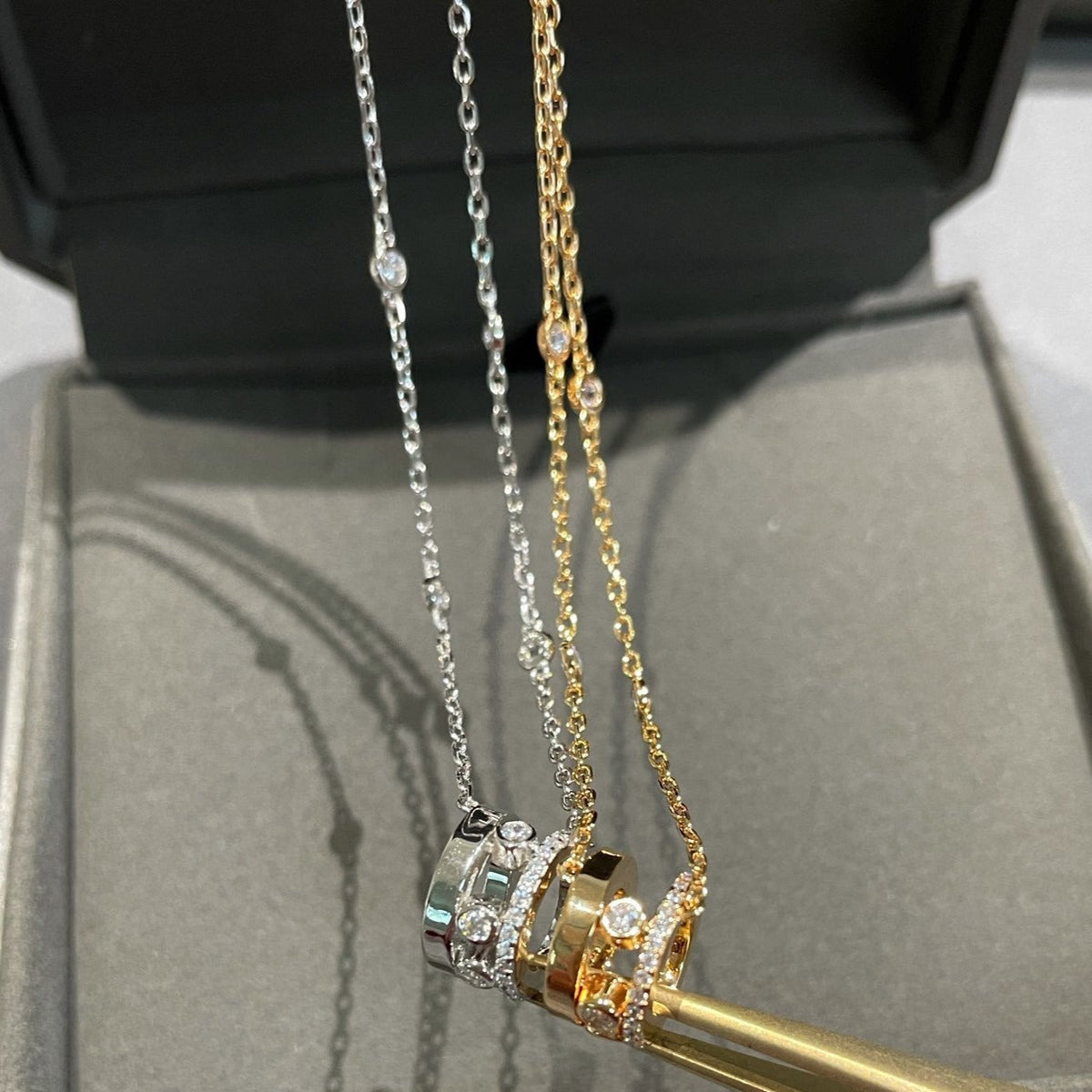 [Stars Jewelry]CHAIN MOVE ROMANE PEDAND NECKLACE