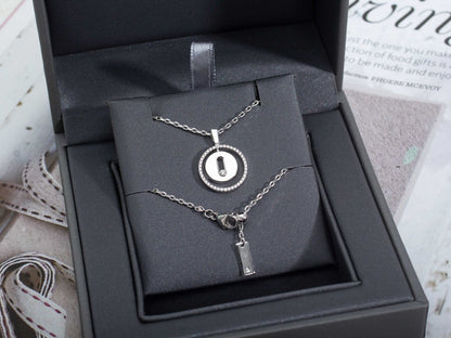 [Stars Jewelry]LUCKY MOVE PM NECKLACE SILVER DIAMOND