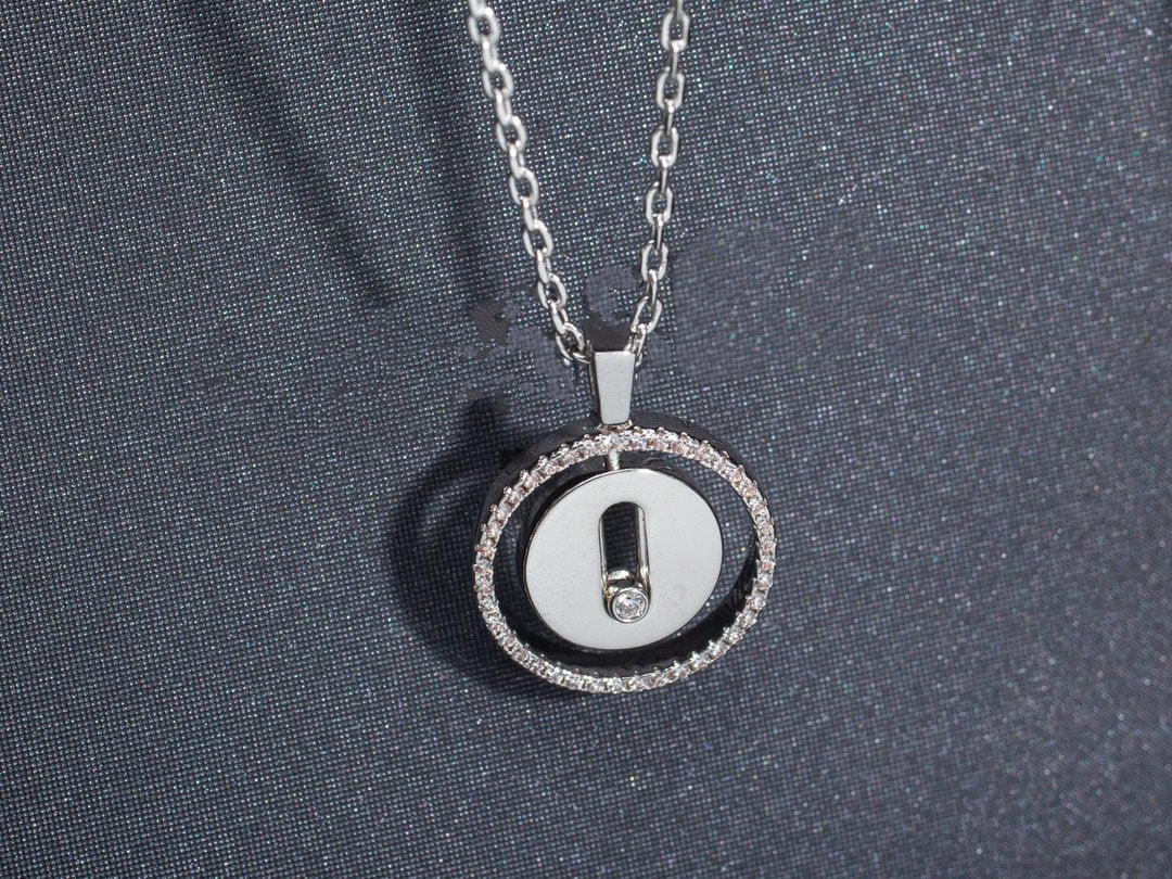 [Stars Jewelry]LUCKY MOVE PM NECKLACE SILVER DIAMOND