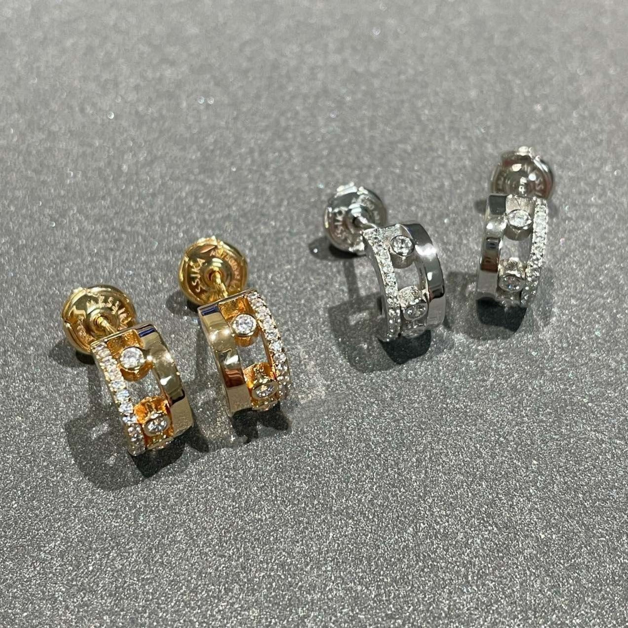 [Stars Jewelry]MOVE ROMANE EARRINGS DIAMOND