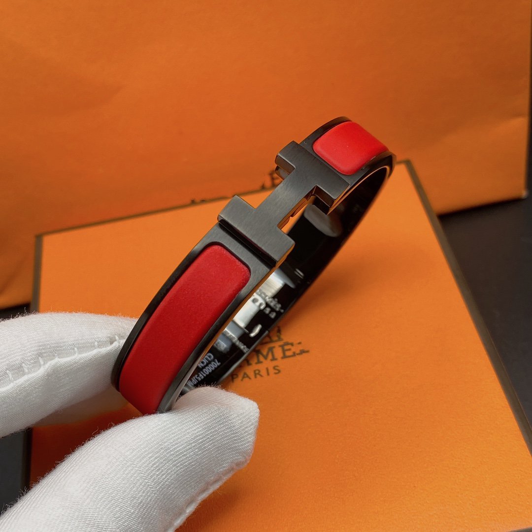 [Stars Jewelry]CLIC HM SO BLACK RED BRACELET