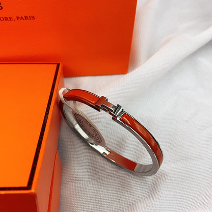 [Stars Jewelry]CLASSIC HM CLIC RED 8MM ENAMEL BRACELET
