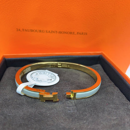 [Stars Jewelry]CLASSIC HM CLIC GREEN 8MM ENAMEL BRACELET