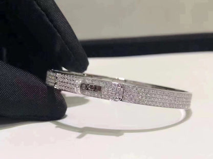 [Stars Jewelry]HM KELLY BRACELET IN SILVER AND FULL PAVE DIAMOND