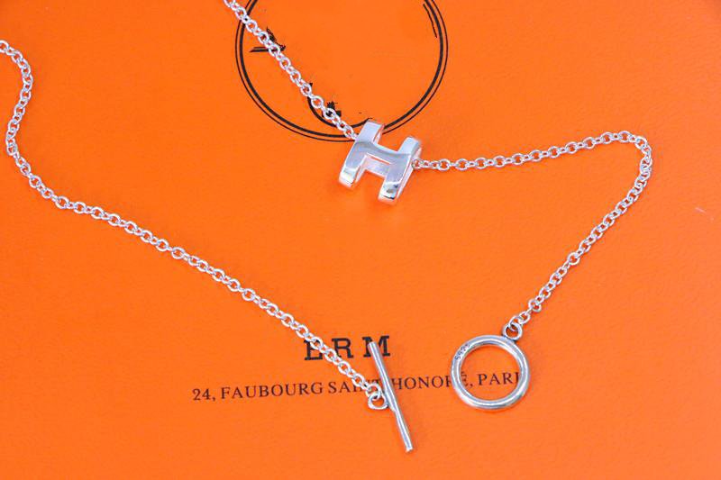 [Stars Jewelry]HM NECKLACE H LETTER OVAL SERIES